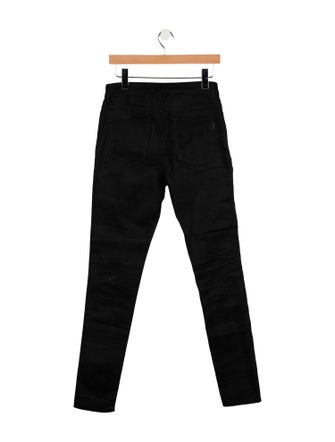 Saint Laurent Mid-Rise Skinny Leg Jeans