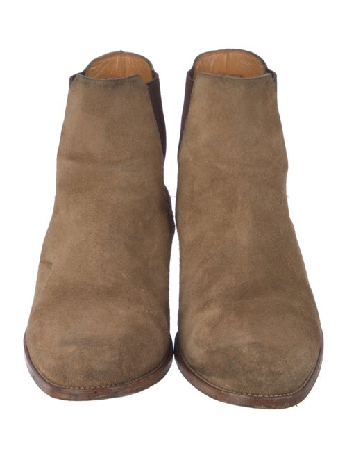Saint Laurent Suede Chelsea Boots