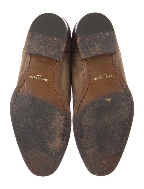 Saint Laurent Suede Chelsea Boots