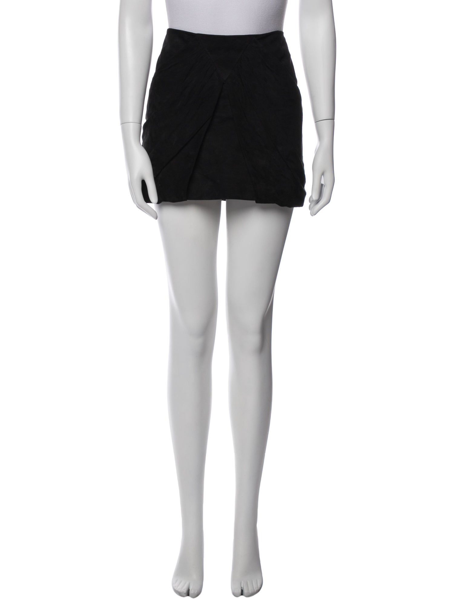 Saint Laurent Lambskin Mini Skirt