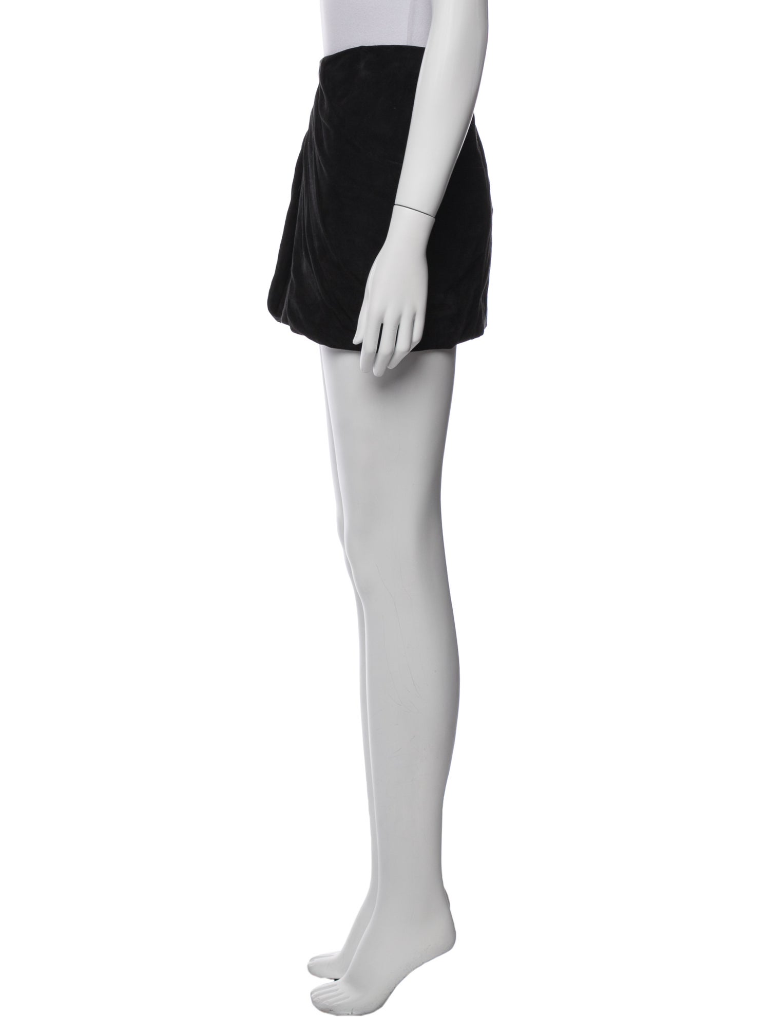 Saint Laurent Lambskin Mini Skirt