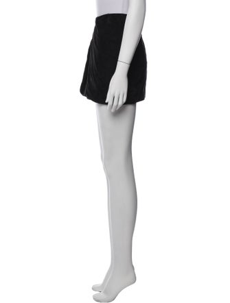 Saint Laurent Lambskin Mini Skirt