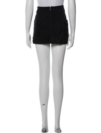 Saint Laurent Lambskin Mini Skirt
