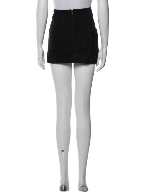 Saint Laurent Lambskin Mini Skirt