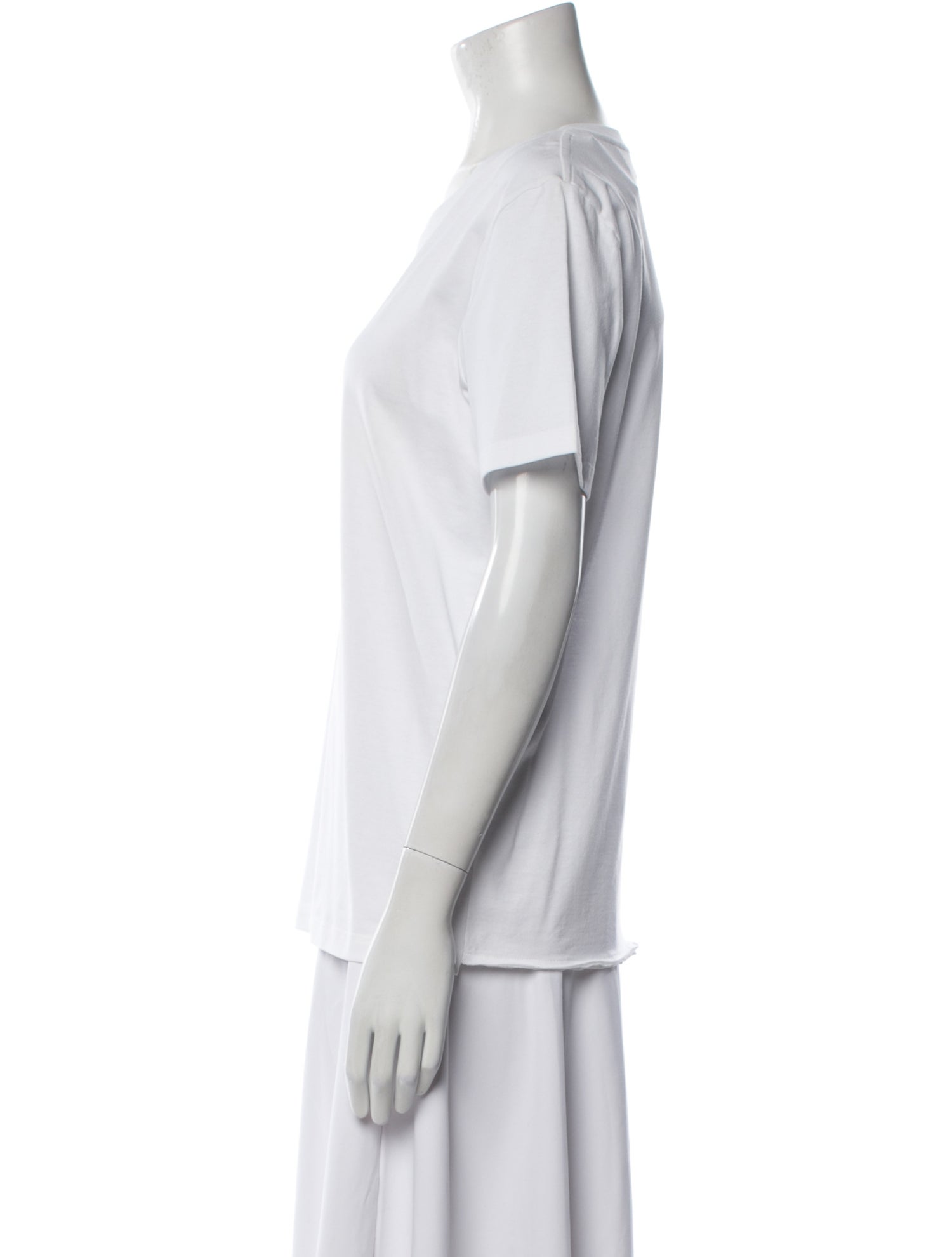 Saint Laurent Graphic Print Scoop Neck T-Shirt