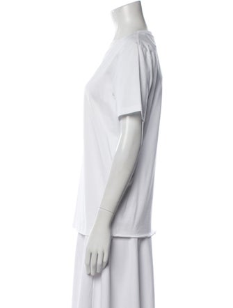 Saint Laurent Graphic Print Scoop Neck T-Shirt