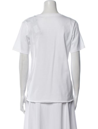 Saint Laurent Graphic Print Scoop Neck T-Shirt