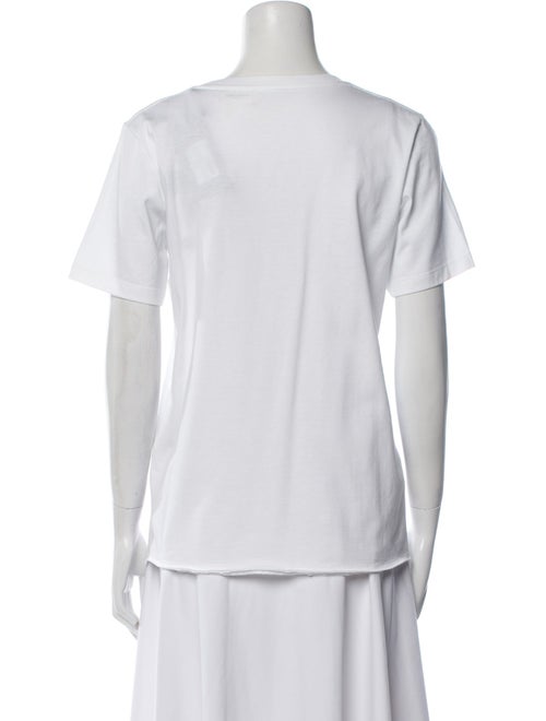 Saint Laurent Graphic Print Scoop Neck T-Shirt