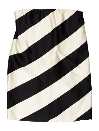 Saint Laurent Striped Mini Dress