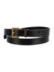 Saint Laurent Skinny Leather Belt