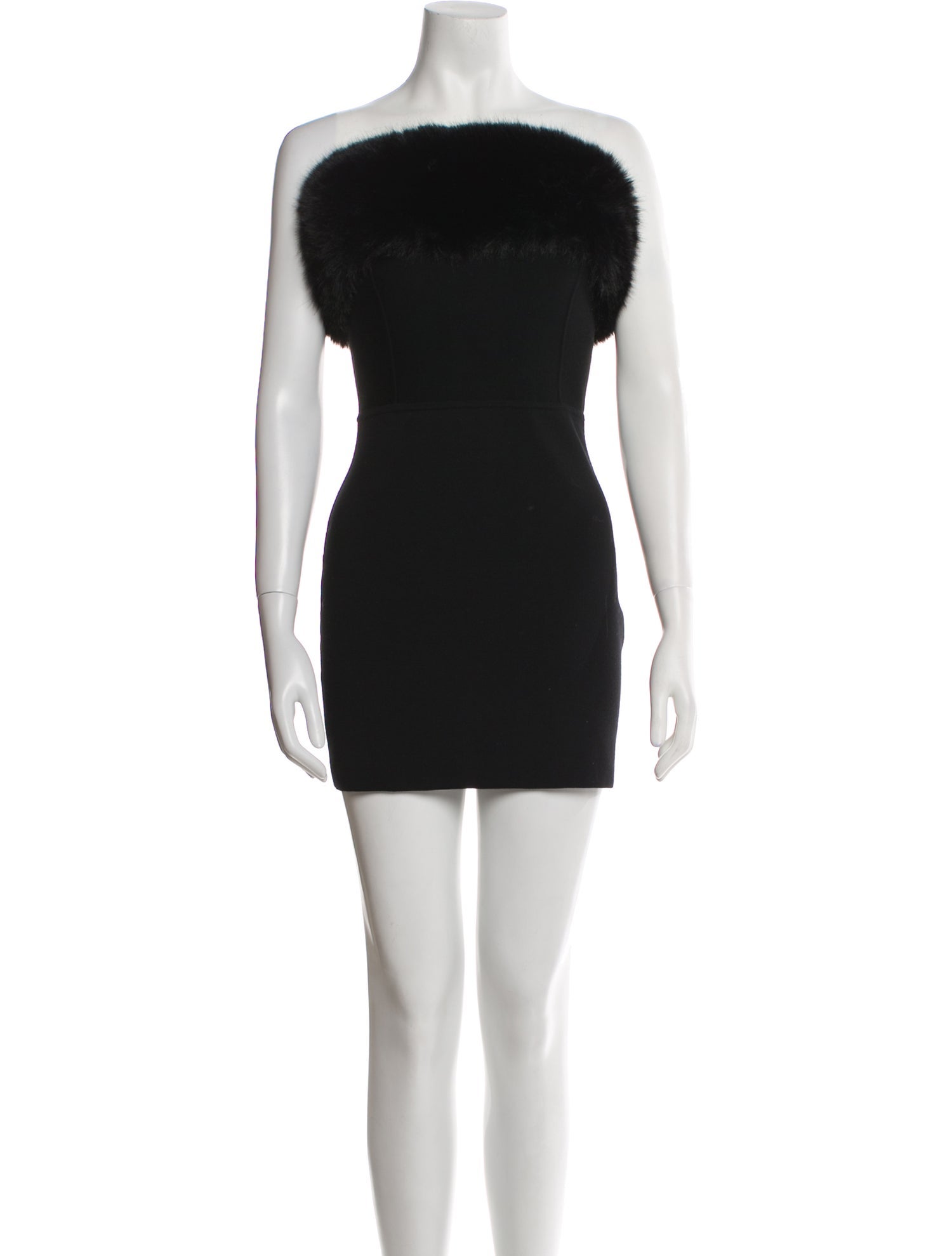 Saint Laurent Wool Mini Dress