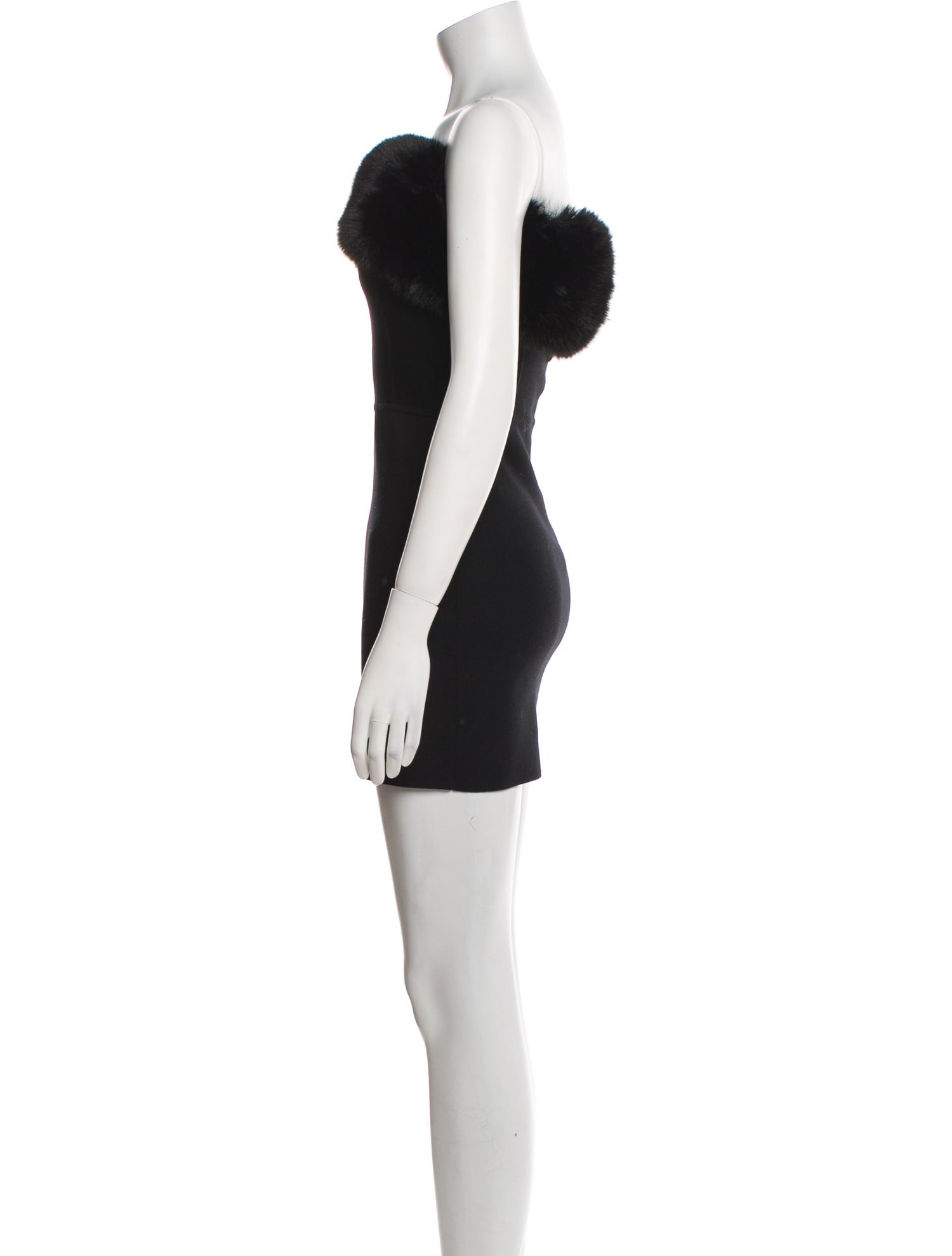 Saint Laurent Wool Mini Dress