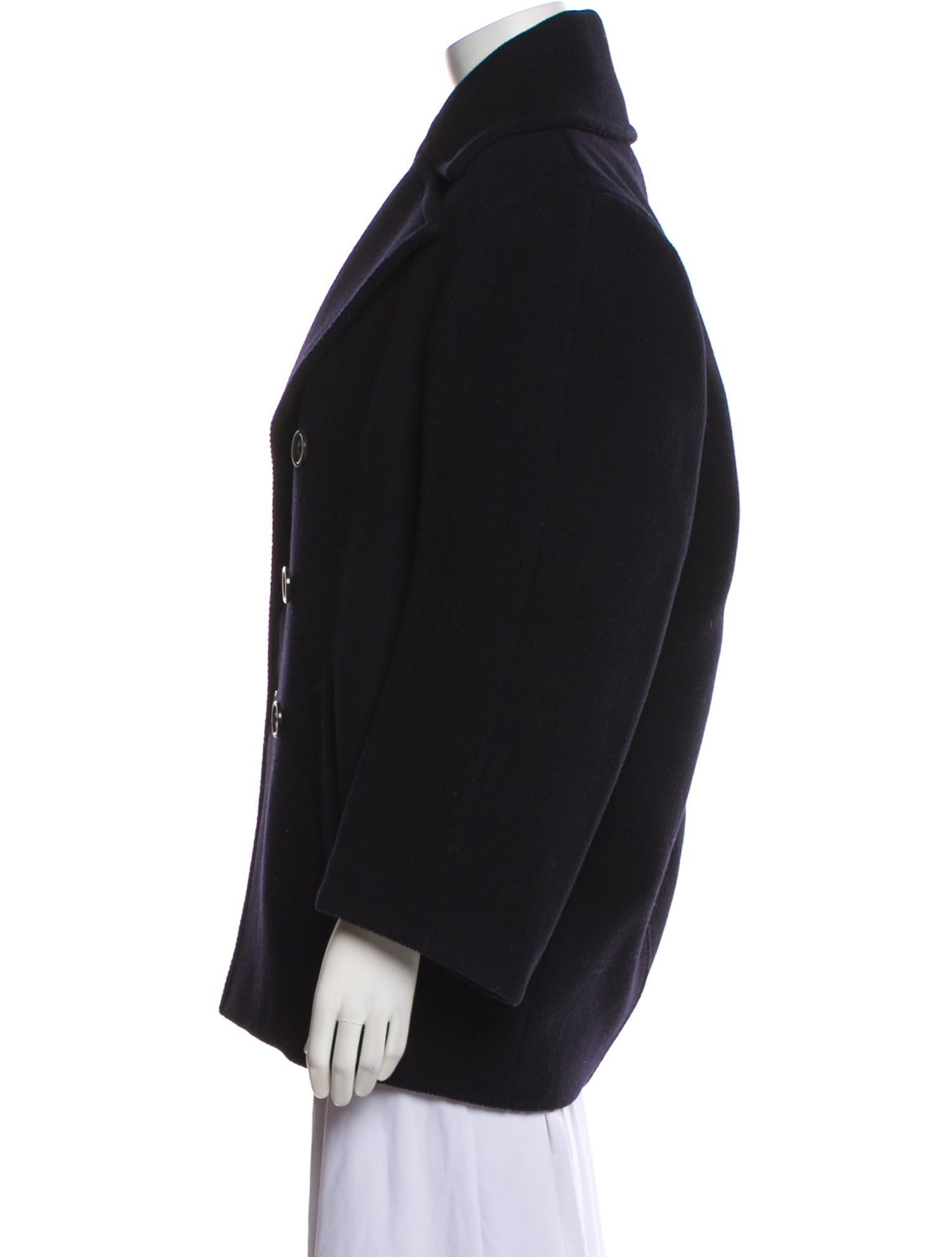 Saint Laurent Wool Peacoat w/ Tags