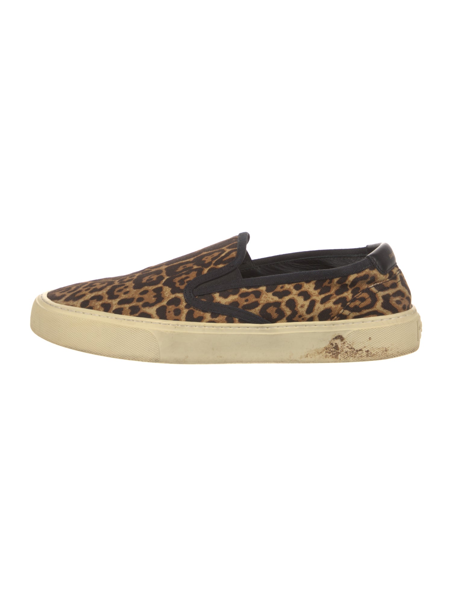 Saint Laurent Canvas Animal Print Espadrilles