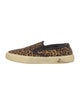 Saint Laurent Canvas Animal Print Espadrilles