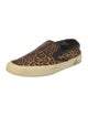 Saint Laurent Canvas Animal Print Espadrilles