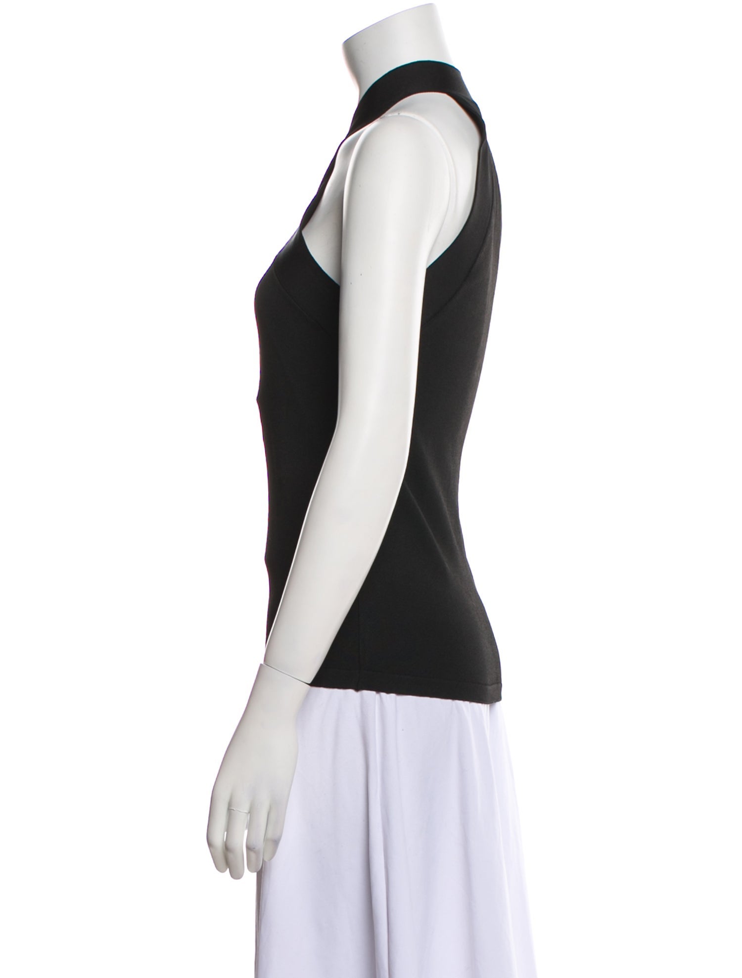 Saint Laurent Wool Halterneck Top w/ Tags