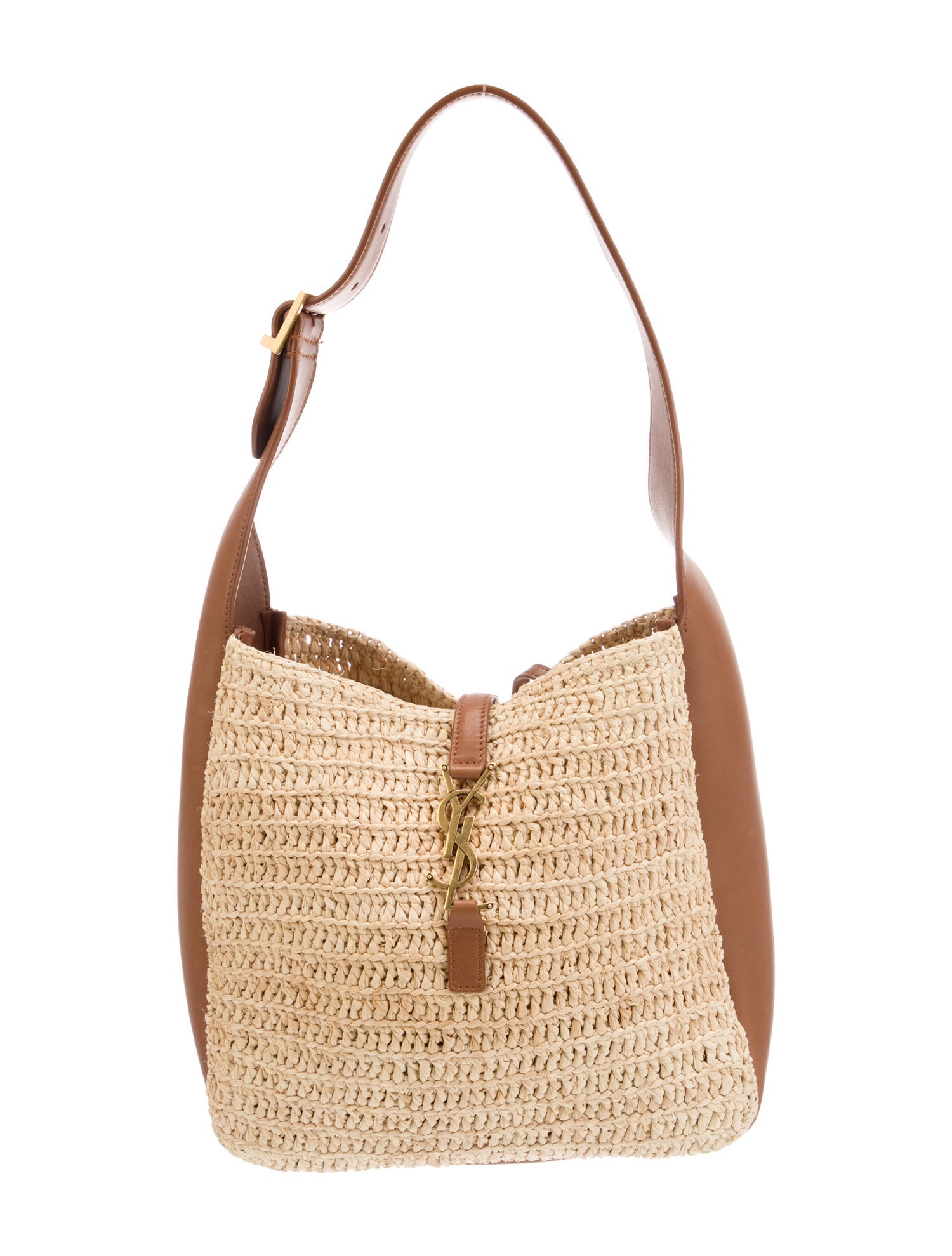 Saint Laurent Raffia Le 5 à 7 Small 2025