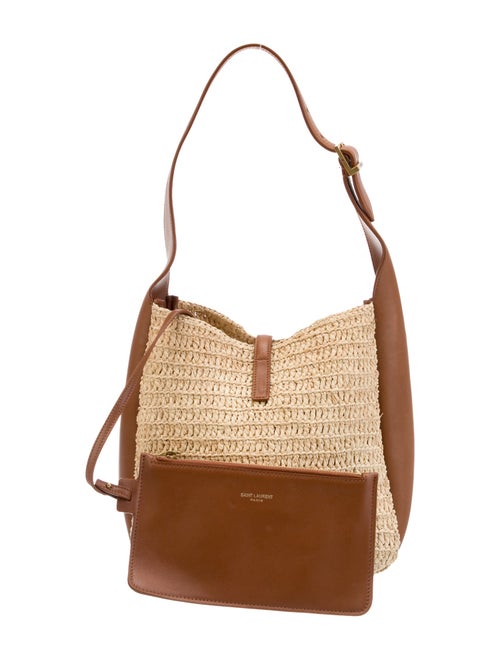 Saint Laurent Raffia Le 5 à 7 Small 2025