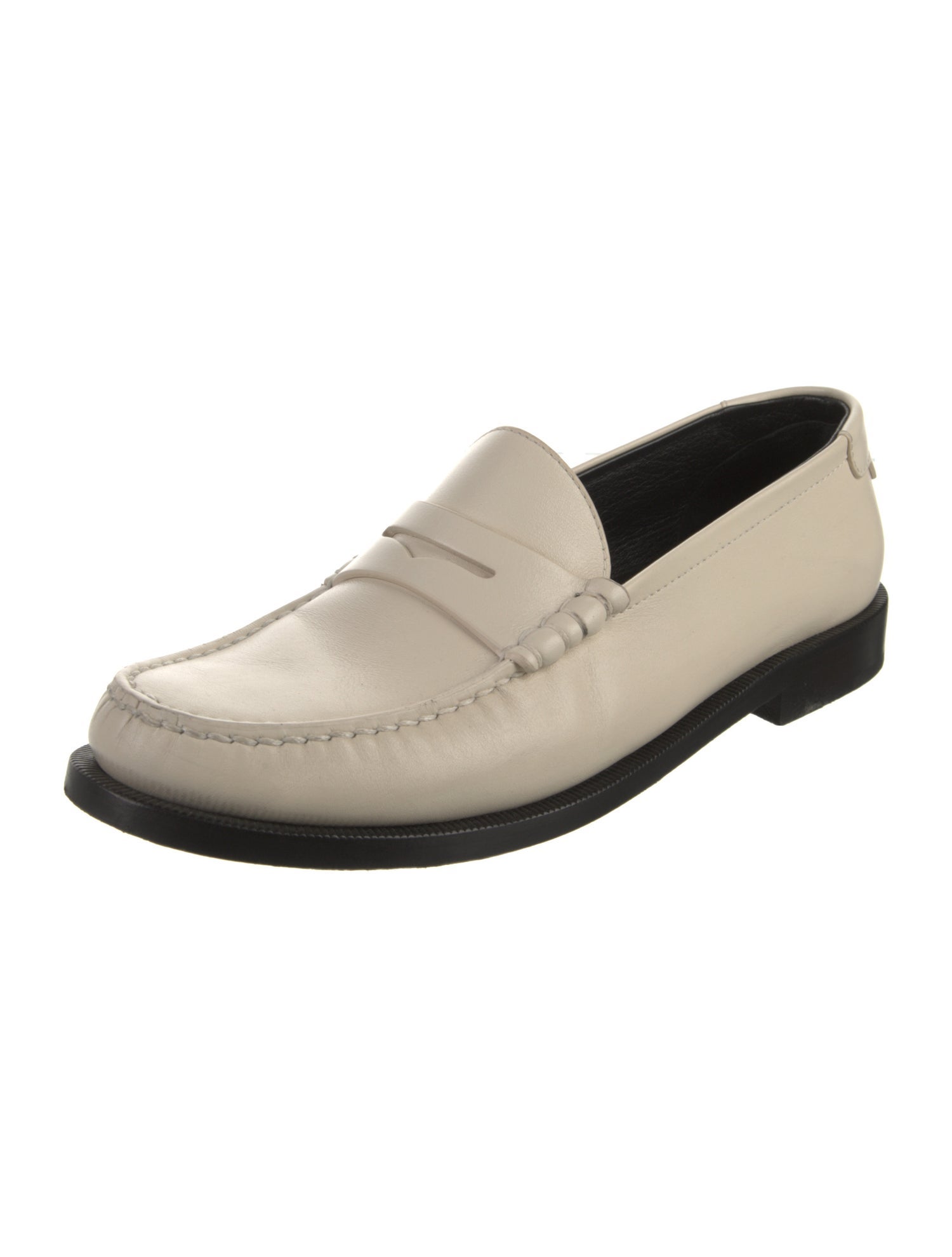 Saint Laurent Leather Dress Loafers