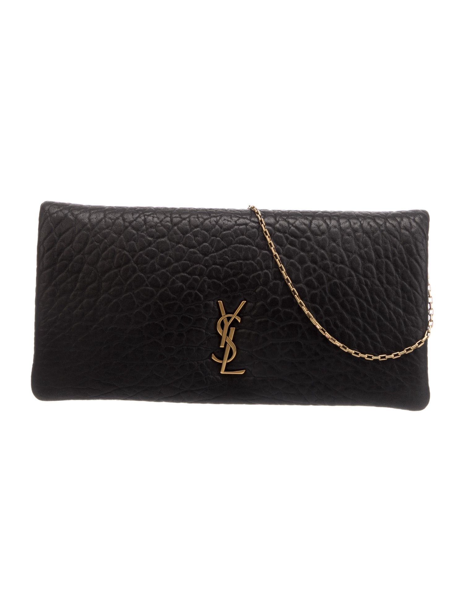 Saint Laurent Leather Calypso Mini 2024