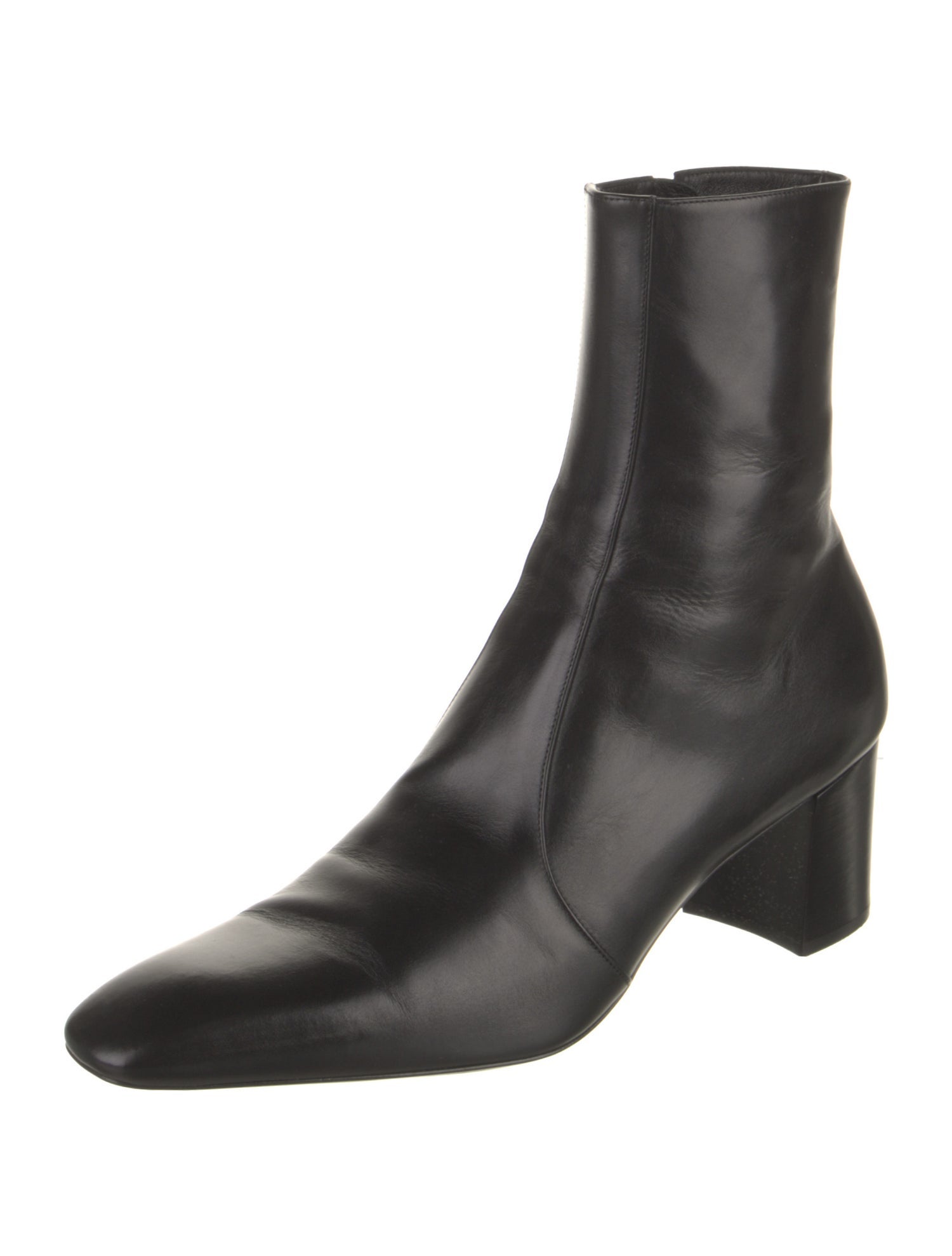 Saint Laurent Leather Sock Boots
