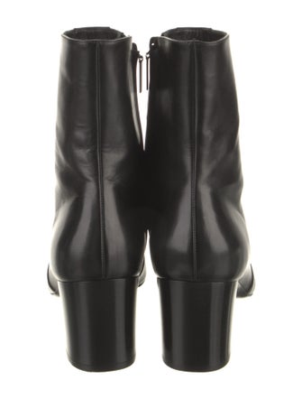 Saint Laurent Leather Sock Boots