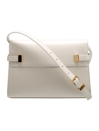 Saint Laurent Leather Manhattan Small 2025