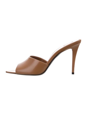 Saint Laurent Leather Slides