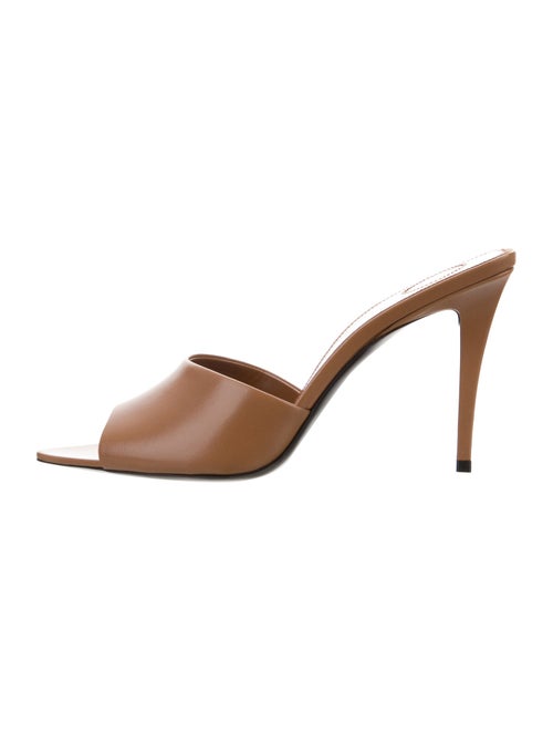 Saint Laurent Leather Slides