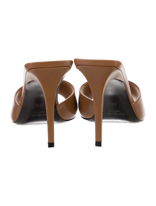 Saint Laurent Leather Slides