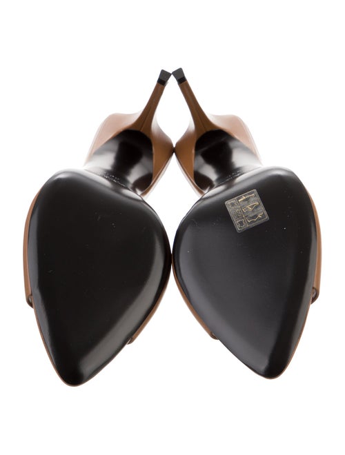 Saint Laurent Leather Slides