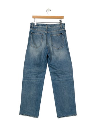 Saint Laurent High-Rise Wide Leg Jeans