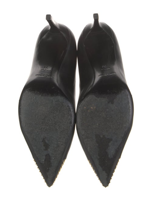 Saint Laurent Leather Studded Accents Pumps