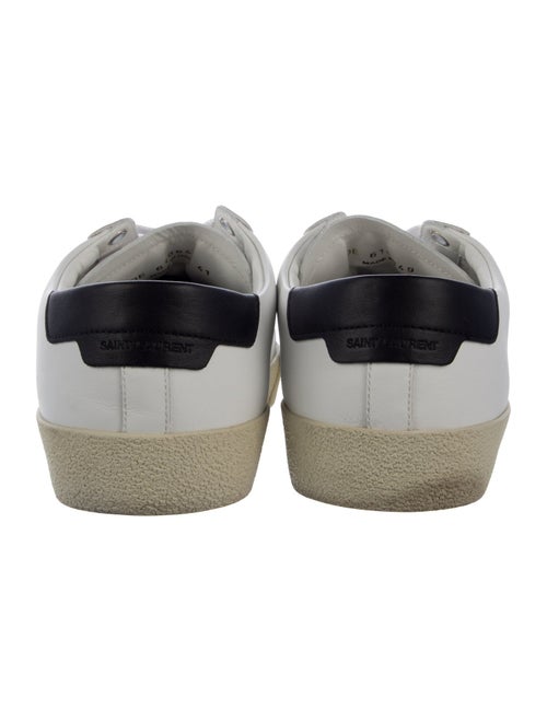 Saint Laurent Leather Graphic Print Sneakers