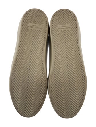 Saint Laurent Leather Graphic Print Sneakers