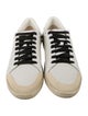 Saint Laurent Leather Colorblock Pattern Sneakers