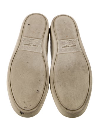 Saint Laurent Leather Colorblock Pattern Sneakers