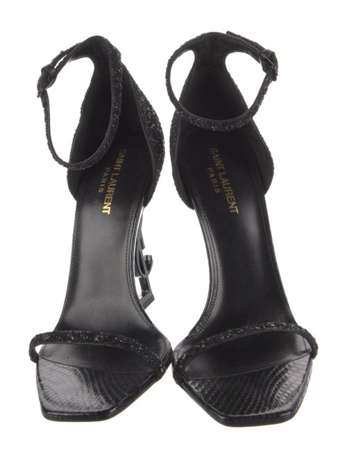 Saint Laurent Glitter Sandals