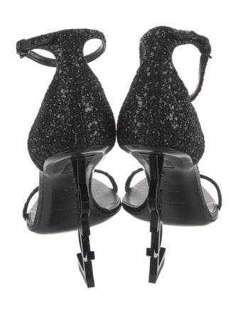 Saint Laurent Glitter Sandals