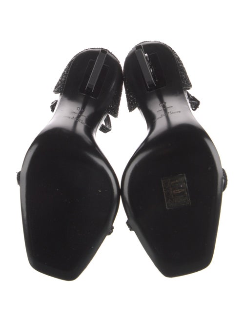 Saint Laurent Glitter Sandals
