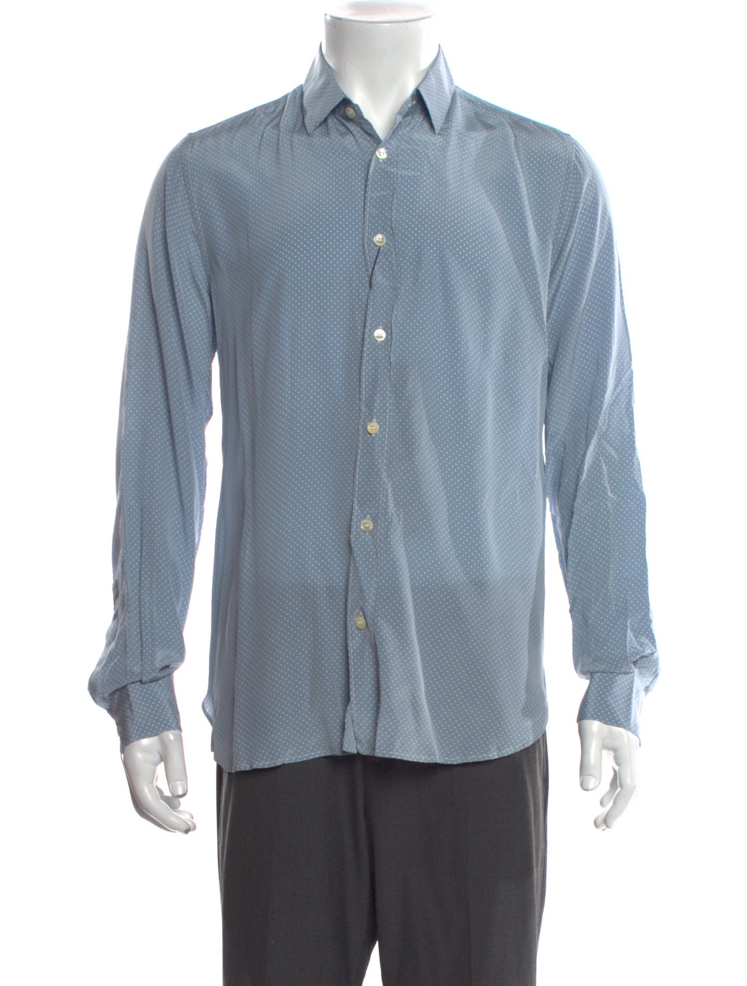 Saint Laurent Silk Printed Shirt