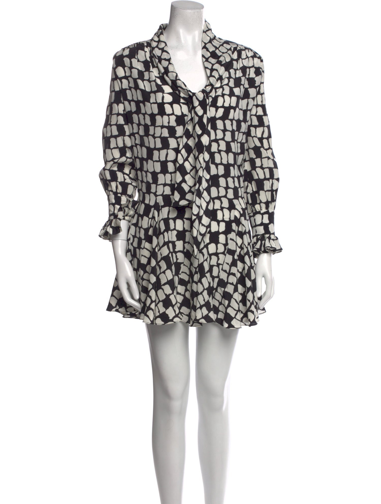 Saint Laurent Silk Mini Dress