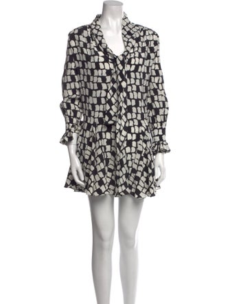 Saint Laurent Silk Mini Dress