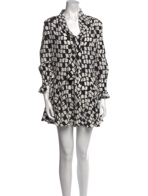 Saint Laurent Silk Mini Dress