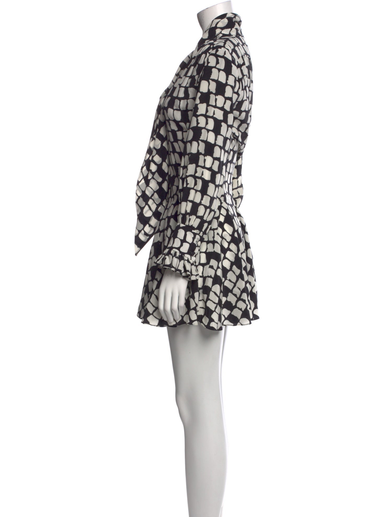 Saint Laurent Silk Mini Dress