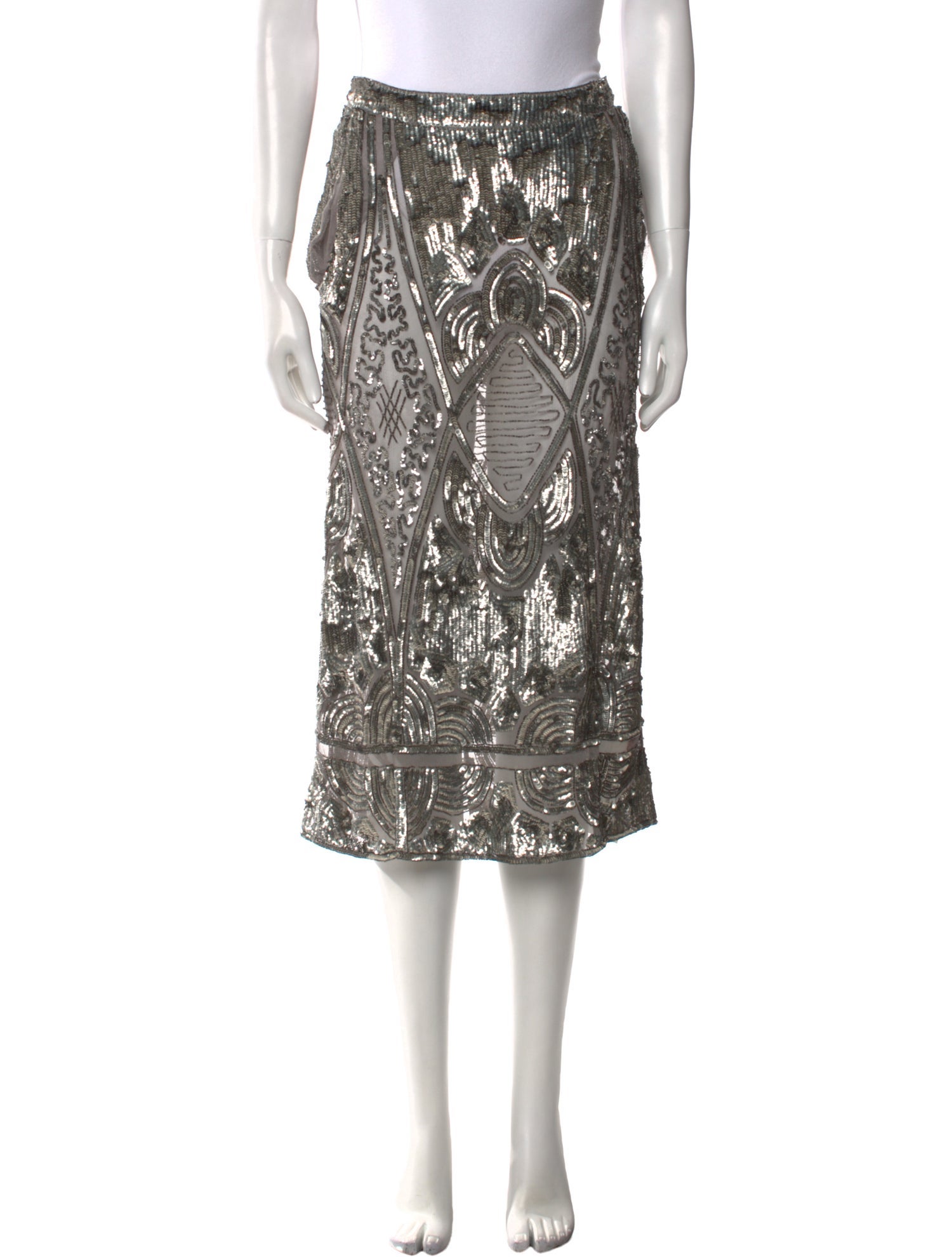 Saint Laurent 2022 Midi Length Skirt w/ Tags