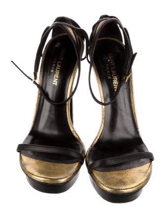 Saint Laurent Leather Sandals