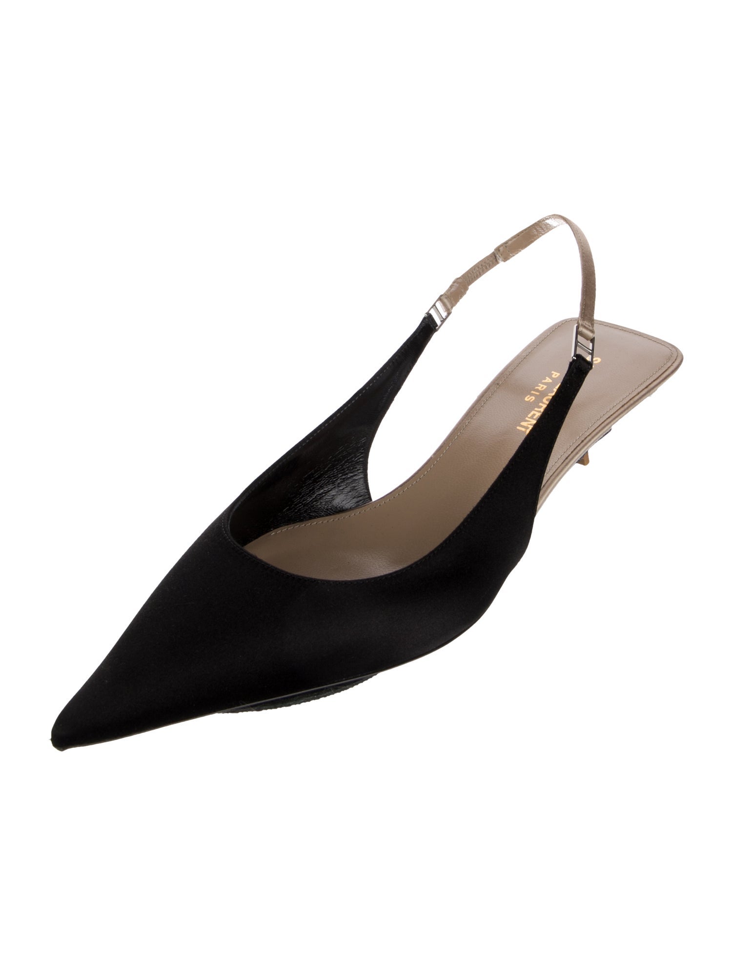 Saint Laurent Satin Slingback Pumps
