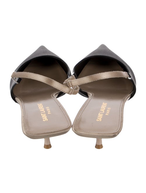 Saint Laurent Satin Slingback Pumps